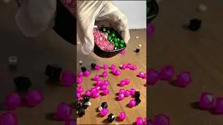 Satisfying Beads ASMR | Relaxing Drop Sounds #asmr #asmrbeads #satisfying #relaxing #beads