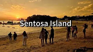 Sentosa Island Singapore - sunset #island #sentosabeach #sentosa #sunset #sentosaisland #singapore