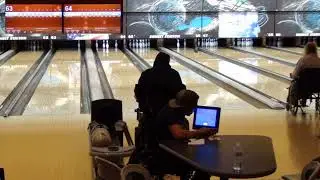 Wheelchair Bowling - Sunset Station Lanes - Singles Set 2 12-6-24