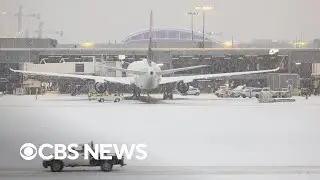 Hartfield-Jackson Airport in Atlanta declares full ground stop due to snowstorm