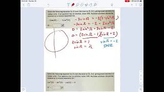 SM3.10.31 - Intro Solving Trig Equations with Identity Substitution