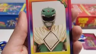 Opening Mighty Morphin Power Rangers Trading Cards (Super Packs #2)