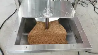 Wheat continuous roasting machine
