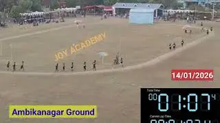 WBP Constable 1600 মিটার Running 2026 | Ambikanagar Ground 🔥 | #wbprunning #pmt&pet #wbp