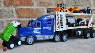 Garbage Truck Videos For Children l Grouchy  the Truck vs Construction Trucks l Garbage Trucks Rule