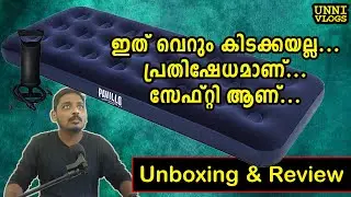 Air Bed Unboxing Review by Unni Vlogs