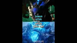 Godzilla (Minus One) vs Toothless (HTTYD) |#godzillaminusone #httyd