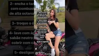 Cuidados para deixar sua moto parada por muito tempo - por Day Miguel