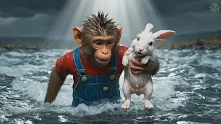 Monkey Day on the Farm: Monkey Kappa Saves a Baby Rabbit | Kappa Catches the Sneaky Thief!
