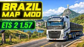 Euro Truck Simulator 2 Brazil Map Mod Install | Beginners Guide (Hindi)