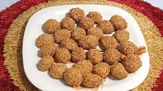 Makar Sankranti Special Til ke laddoo | तिल के लड्डू #viralvideo #tilladdoo #satrangirasoi #food 