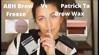 Обзор новой коллекции ABH Iced Out | Brow Freeze против Patrick Ta Brow Wax | Лучше, чем Amrezy?