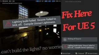 Unreal Engine 5 Lighting Build Fix | 