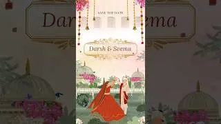 Wedding Digital custom Invitation Available #trending #trendingshorts  #weddinginvites #weddingdecor