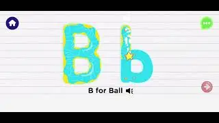 🅱️ Letter B Tracing & Mini Games - ABC Games Tracing & Phonics Walkthrough