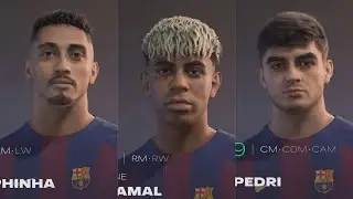 FC 26: FC BARCELONA PLAYER FACES AND RATINGS