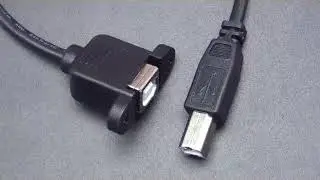 30cm  USB 2.0 Type B Male to Type B Female Printer Extension Cable