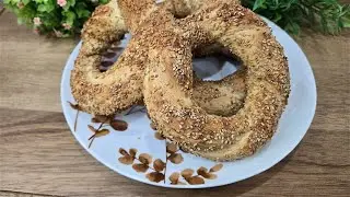 Delicious Simit Bread Recipe | Turkish Simit Bread | طرز تهیه نان سیمیت