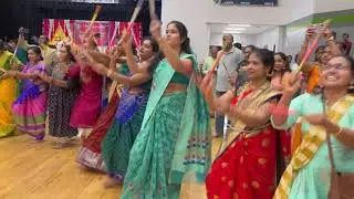 TAMA Bathukamma Kolaatam in Atlanta Georgia