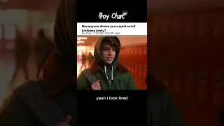 Has anyone shown you a quiet act of kindness lately? | BoyChat &mdash; Honest AI Conversations