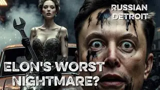 Elon Musk&rsquo;s Worst Nightmare - Russian Detroit #Lada #dystopia #elonmusk #cyberpunk 