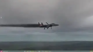 F15 Emergency landing goes bad bad bad
