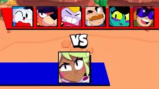 Mandy VS All Chromatic Brawlers | Brawl Stars