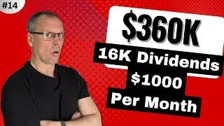 My 360K Wealth Simple/Questrade Canadian Stock/ETF Portfolio. Passive Income 16K dividends/1K Month