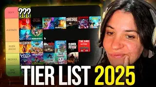 TIER LIST de TODOS los juegos que jugué este 2025