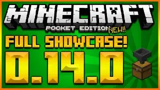 ★MINECRAFT POCKET EDITION 0.14.0 - UPDATE FULL SHOWCASE REDSTONE, MOBS, SLIMEBLOCKS (MCPE 0.14.0)★