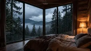 Healing Sleep Music with Rain & Piano ☔ | Relaxing Bedroom Sounds for Anxiety Relief