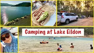 CAMPING ( Lake Eildon) Drone view in 4K || Hazara Family VLOG