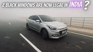 Z black windows are legal in 2023 or not ? || Difference between Tinted Windows & Black film.