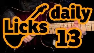 Guitar licks 13 - G minor lick with backing track