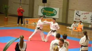 ADAM Y ADRI  final combate preparado tkd itf copa espa&ntilde;a roquetas