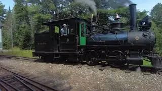 Narrow Gauge Railroad in Alna, Maine. The WW&F