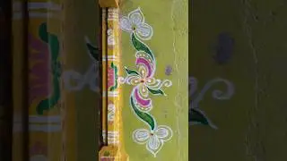 easy side border rangoli designs 🌸 gadapa design muggulu 🌸 simple rangoli designs