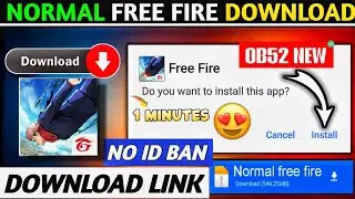 Normal Free Fire Download Kaise Kare 🤯🔥💯 | Free Fire Download Apk | How To Download Free Fire