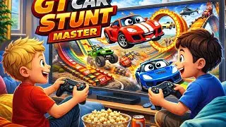Funny Kids Playing GT Car Stunt Master | Epic Car Stunts!