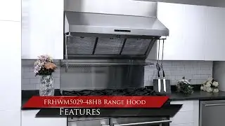 FORNO Savona FRHWM5029-48HB - Wall Mount Range Hood 48