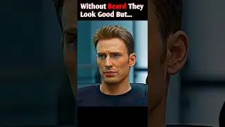 Without beard these superheroes looked good but with beard 💀... #marvel #avengers #steverogers
