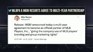 MGM Announces A Multi-Year Agreement With MLBPA