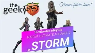 MARVEL ULTIMATE ALLIANCE 2: playing as STORM for 10 minutes