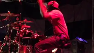 Drummer Javier Jarvis at Soca Frenzy in Montserrat 2012