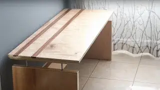 Banco Moderno con una Tapa Flotante