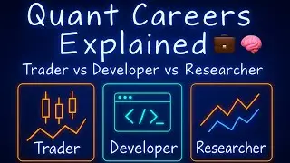 Quant Careers Explained 🧠💼 | Trader vs Developer vs Researcher!
