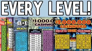 Playing All the Levels of CASHWORDS + More! Viewer Request! | New York Lottery Gameplay