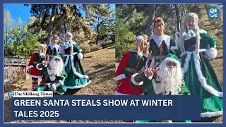 Green Santa steals show at Winter Tales 2025