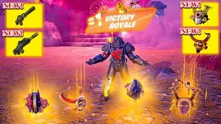 Black Knight T-60 Power Armor vs NEW MEDALLIONS & MYTHIC&rsquo;S CHALLENGE ( NEW! FORTNITE CHAPTER 6 )