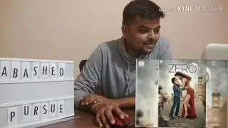 ZERO'S POSTER AND TEASER REVIEW I AWAITING ZERO'S TRAILER I MY FIRST YOUTUBE VIDEO